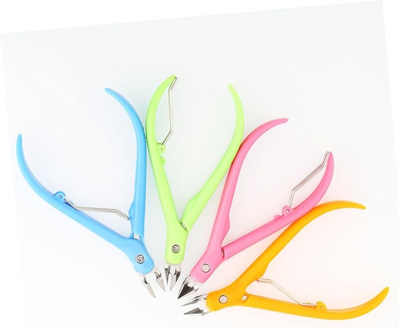 Beaupretty Professional Cuticle Nipper Plastic Handle Manicure Tool Random Color - Image 4